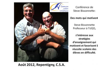 Conférence Steve Bissonnette